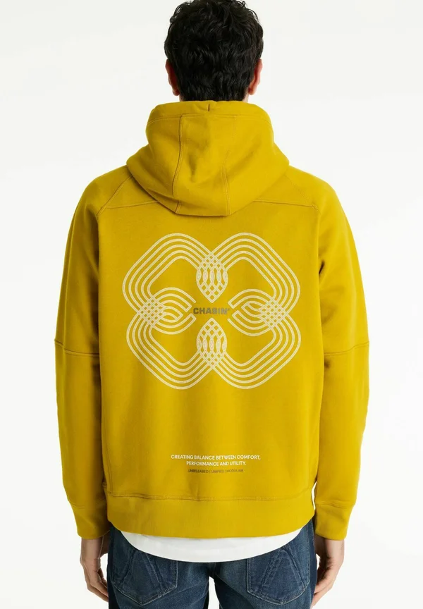 CONNECT HOOD - Hoodie - yellow