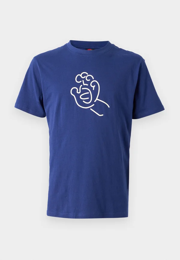 CONTOUR HAND UNISEX - Print T-shirt - dark blue 503