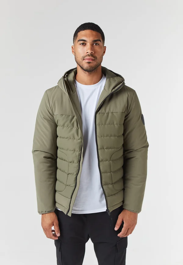 CONTRAST JACKET - Winter jacket - washed khaki