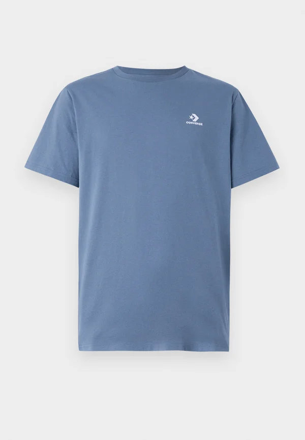 CONVERSE GO TO EMBROIDERED STAR CHEVRON STANDARD FIT UNISEX - Basic T-shirt - lakeside blue