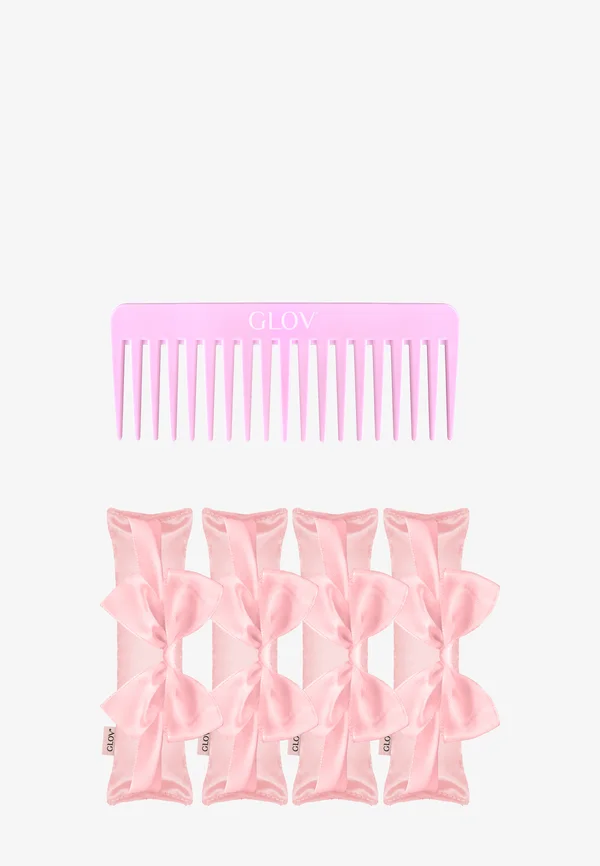 COOLCURL RIBBON ROLLERS + COMB SHOWER - Hair styling accessory - pink