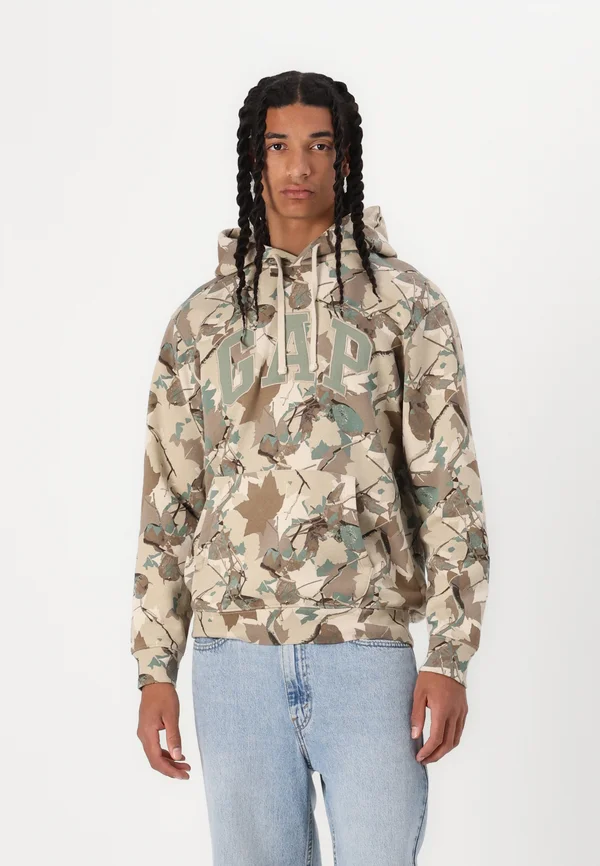 CORE ARCH - Hoodie - olive