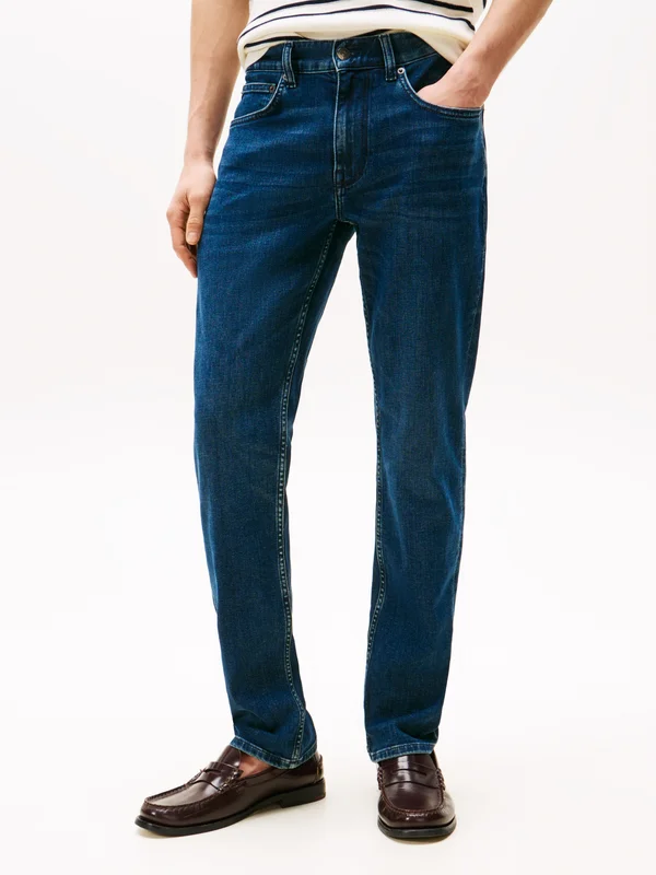 CORE DENTON - Straight leg jeans - tinted blue