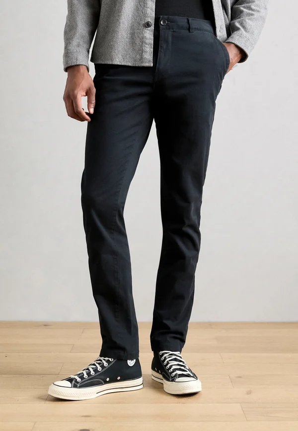 CORE STUART - Chinos - black