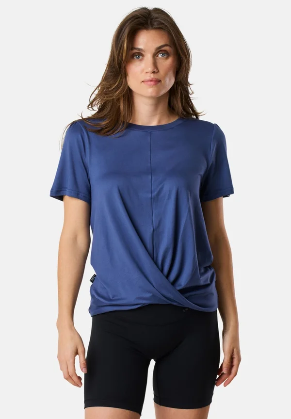 CORE WRAP SOFT - Print T-shirt - it midnight blue