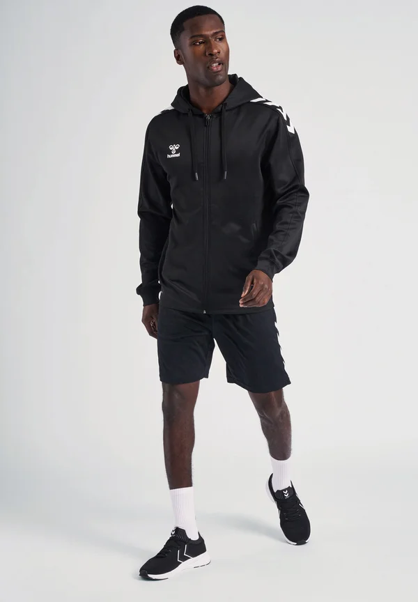 CORE - Zip-up sweatshirt - black black