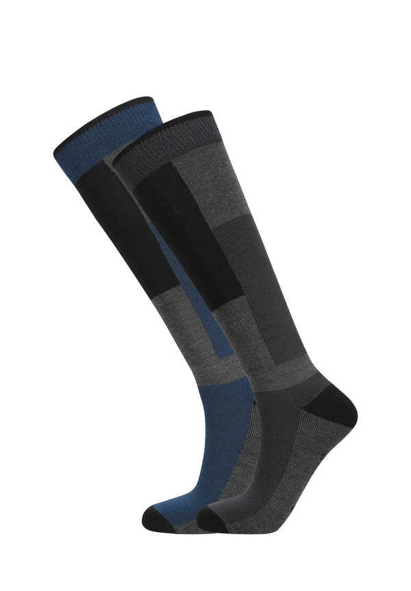 CORSICANA 2-PACK SKI UNISEX - Knee high socks - ensign blue