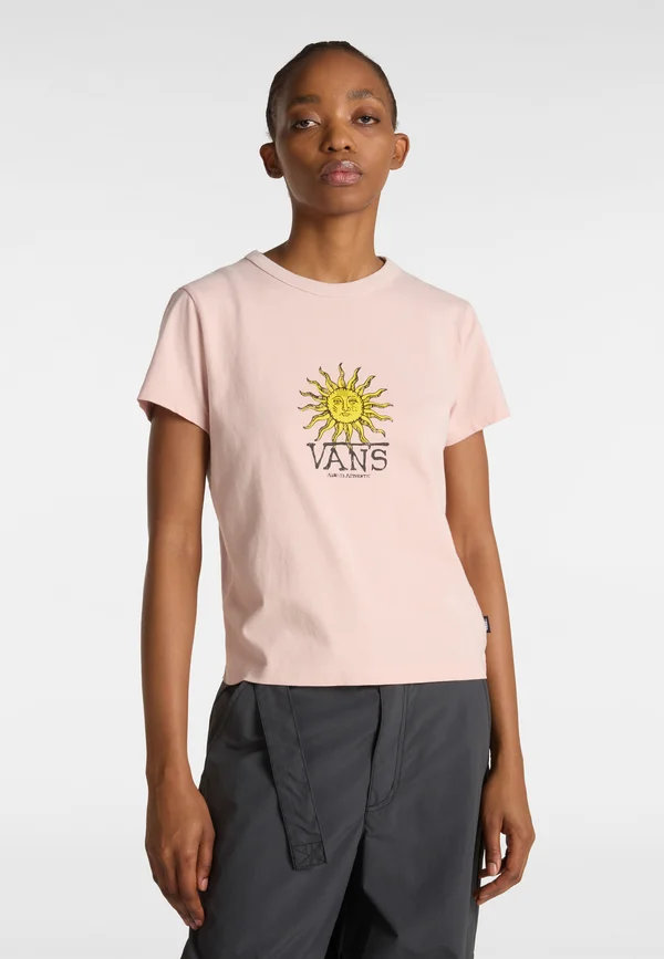 COSMIC RAY MINI - Print T-shirt - sepia rose