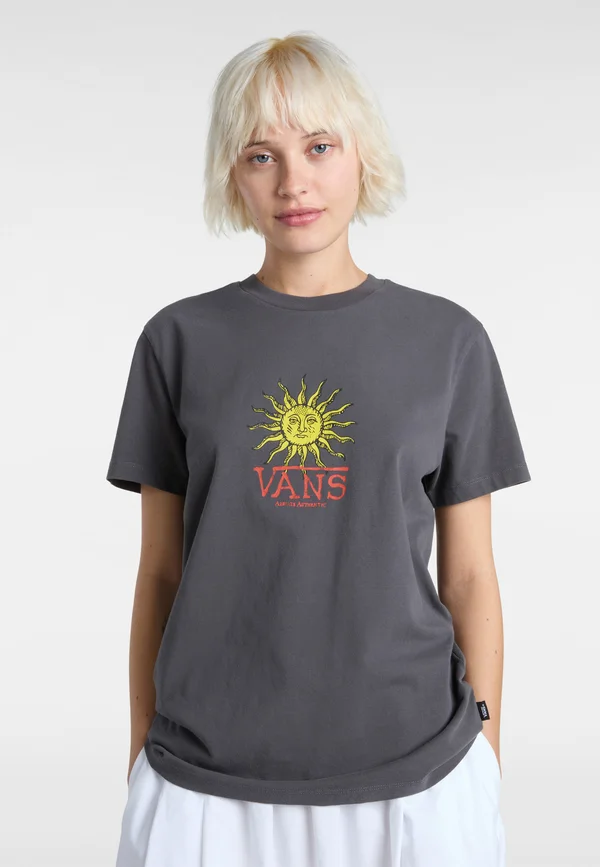 COSMIC RAY - Print T-shirt - asphalt