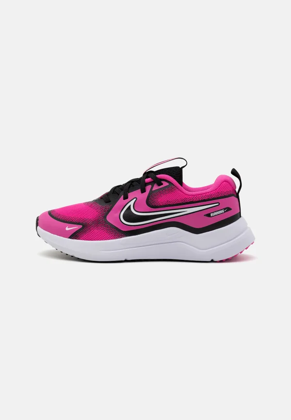 COSMIC RUNNER GS - Road running shoes - laser fuchsia/white/black