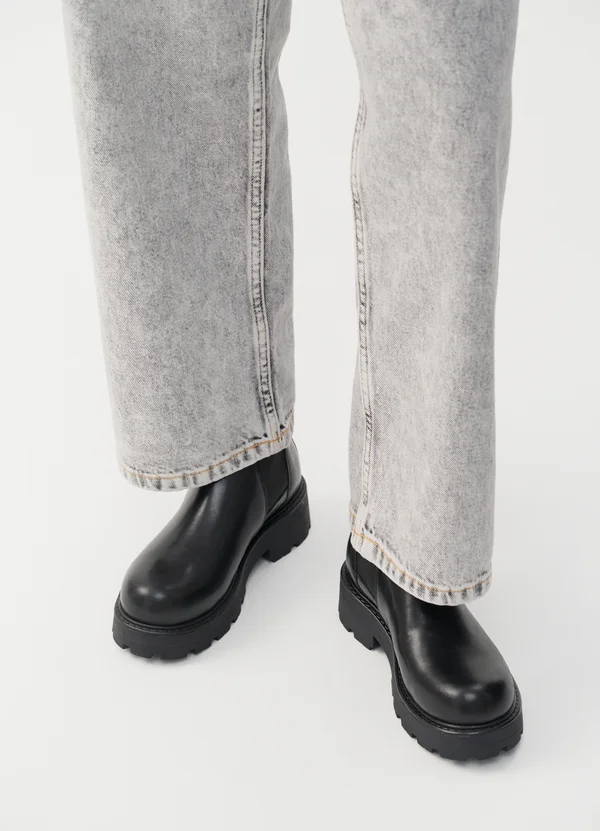 COSMO - Platform ankle boots - black