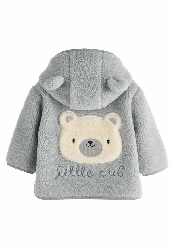 COSY BORG  - REGULAR FIT - Fleece jacket - grey bear