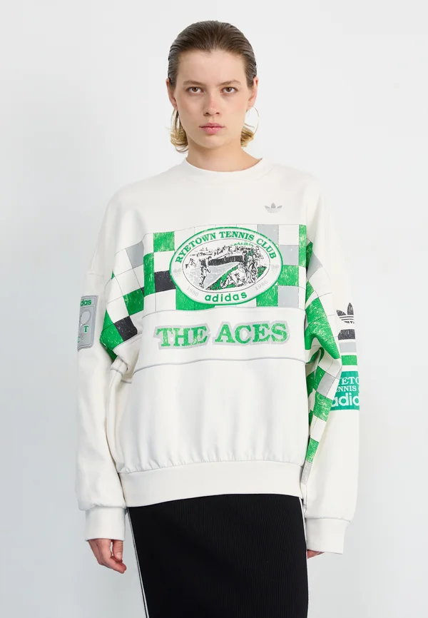COURT CREW - Sweatshirt - cloud white