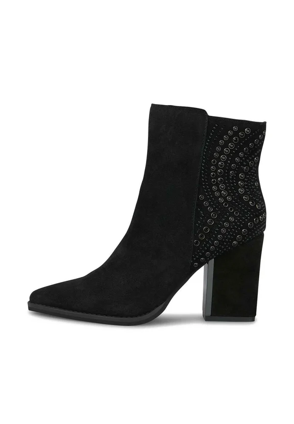 Cowboy/biker ankle boot - black