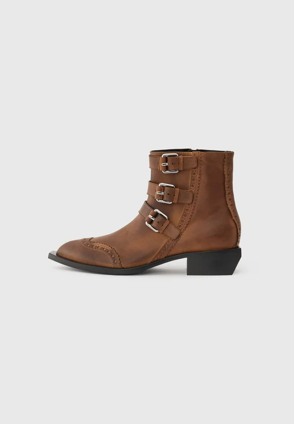 Cowboy/biker ankle boot - noce