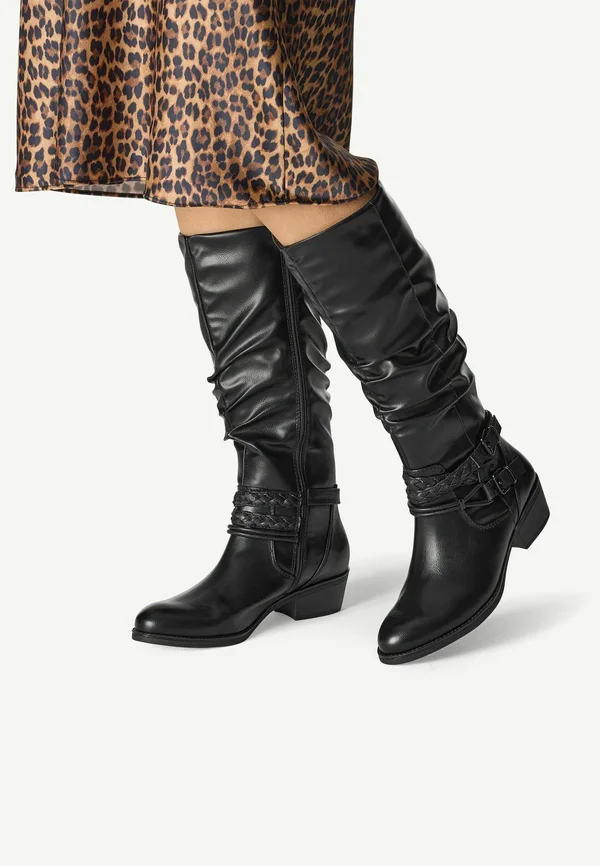 Cowboy/Biker boots - black