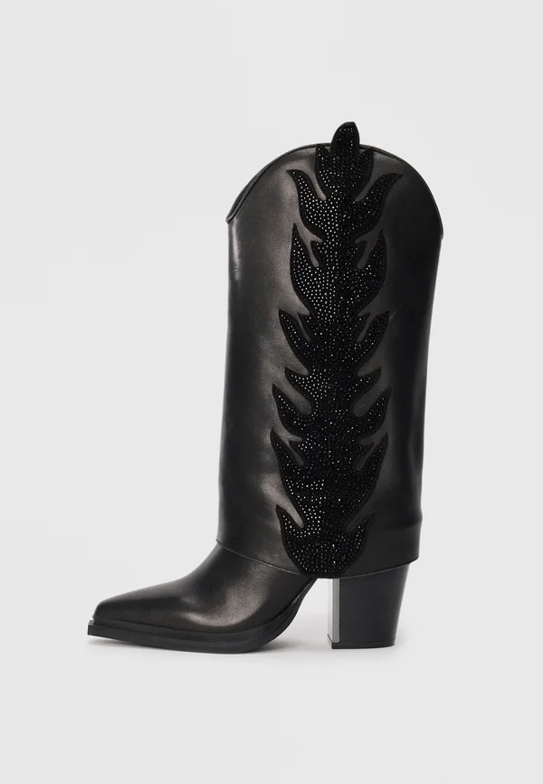 Cowboy/Biker boots - black