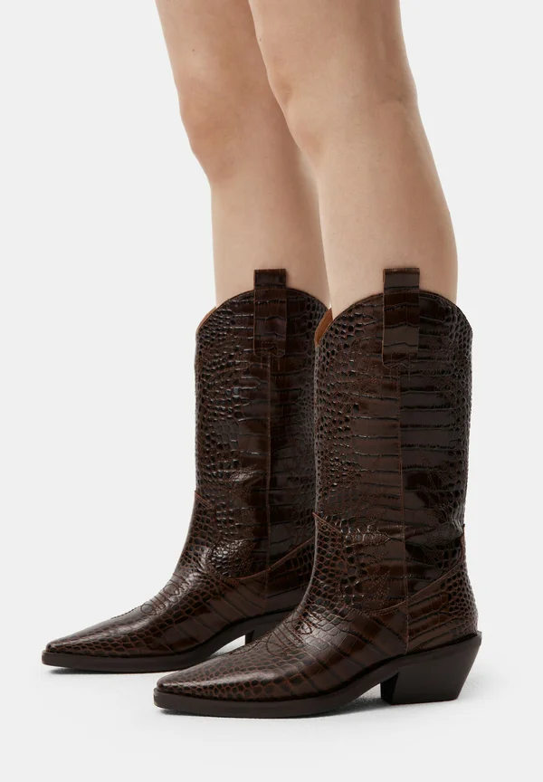 Cowboy/Biker boots - bronze