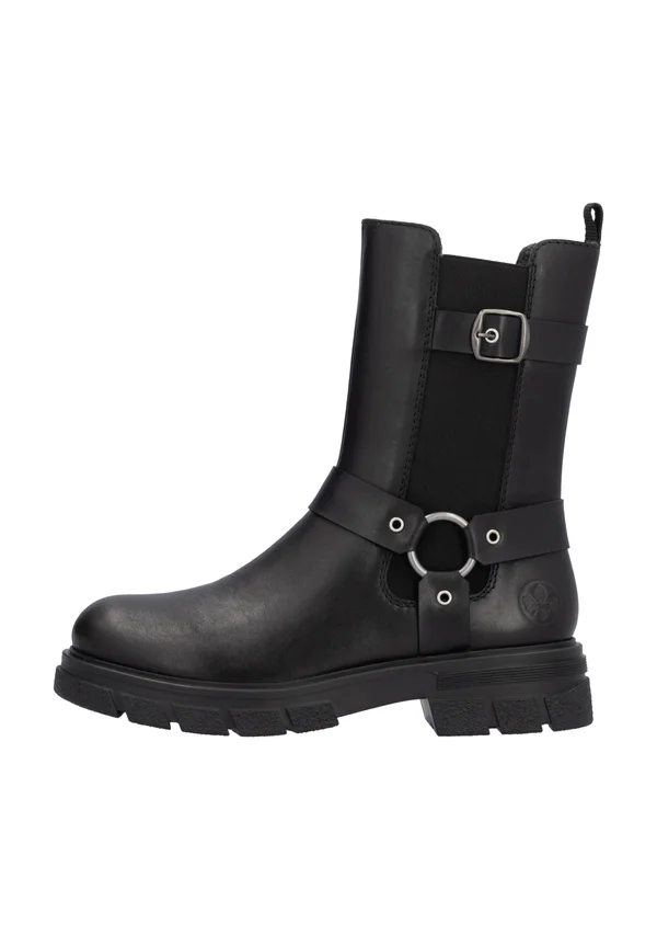 Cowboy/Biker boots - schwarz
