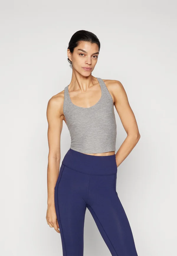 COZY ANYWHERE BUILT IN BRA TANK - Top - classic grey heather