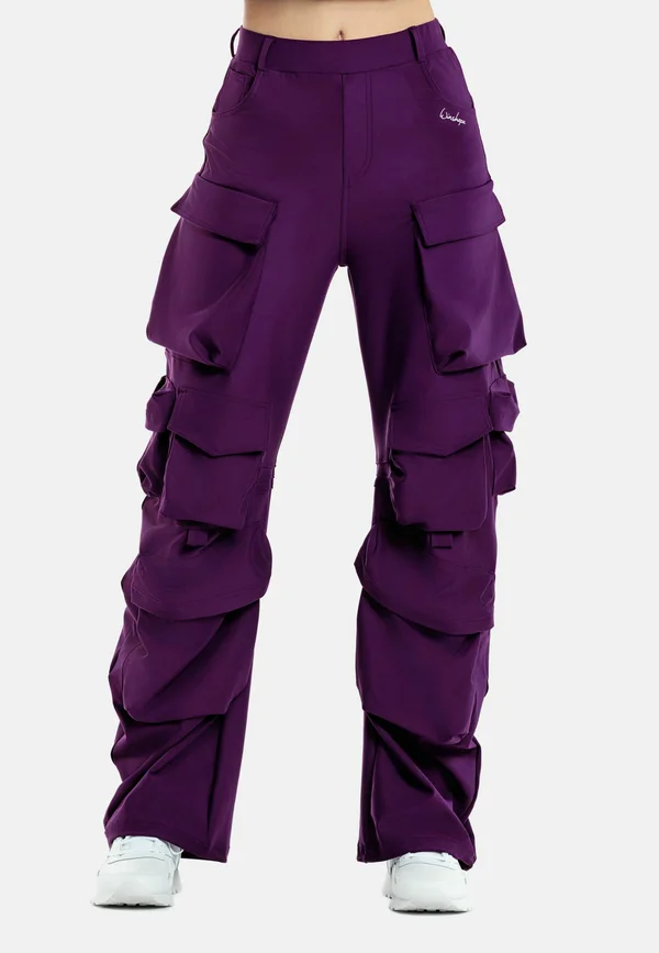 CP101C - Cargo trousers - dark plum
