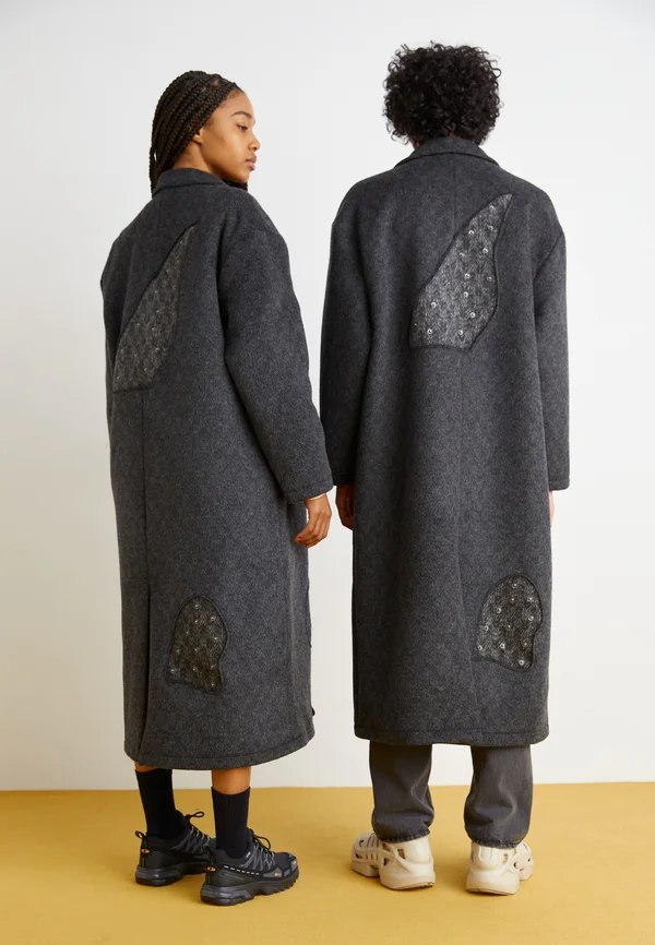 CRATER COAT UNISEX - Classic coat - black/grey