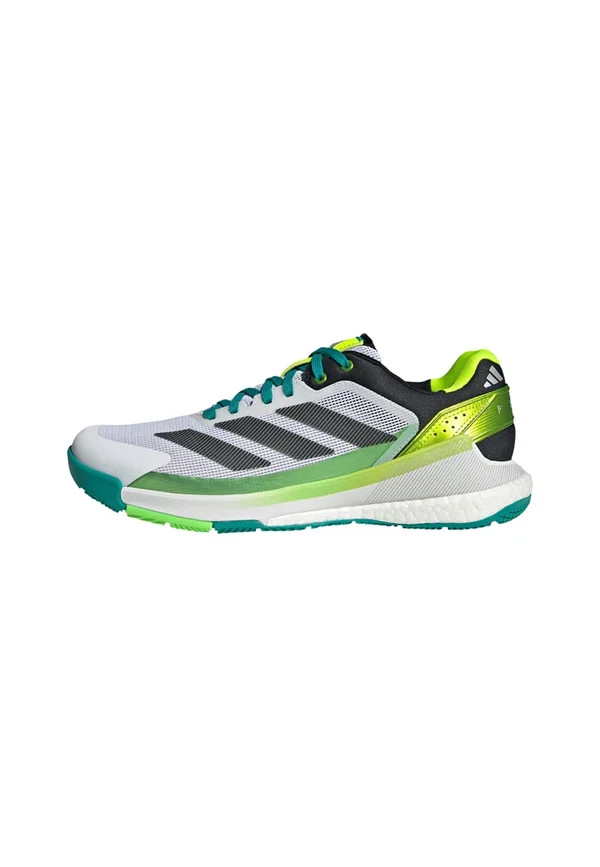 CRAZYQUICK BOOST  - Padel shoes - cloud white   core black   lime burst