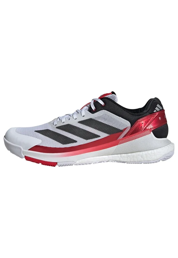 CRAZYQUICK BOOST  - Padel shoes - cloud white   core black   lucid red