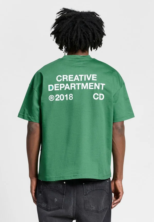 CREATIVE DEPT - Print T-shirt - green
