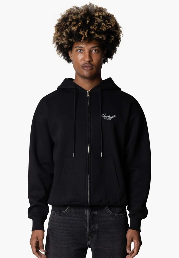 CREATORS - Zip-up sweatshirt - black white