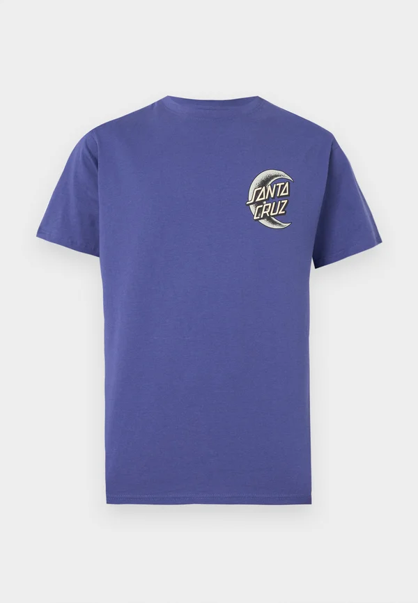 CRESCENT MOON CHEST UNISEX - Print T-shirt - navy dusk