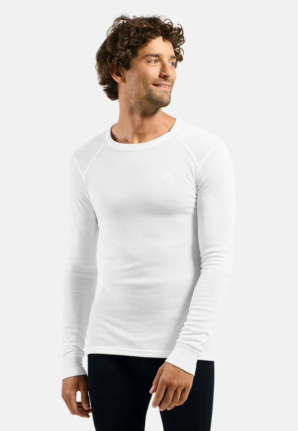 CREW NECK ACTIVE WARM - Undershirt - white