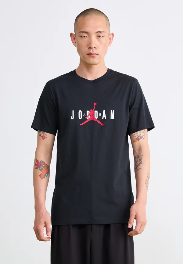 CREW - Print T-shirt - black