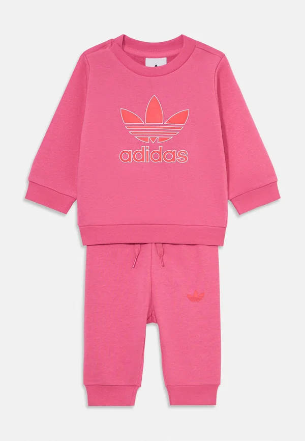 CREW SET - Tracksuit - pink fusion/lucid red