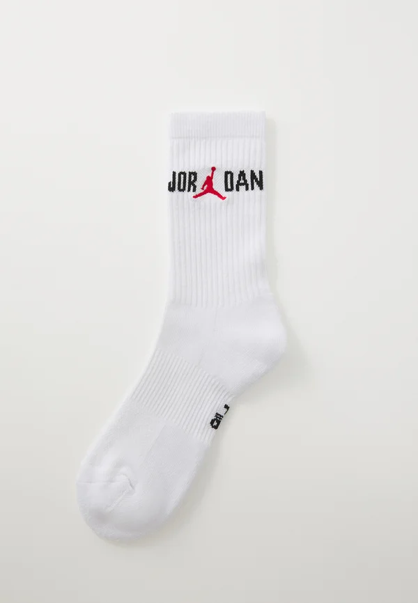 CREW  - Sports socks - white/black/university red