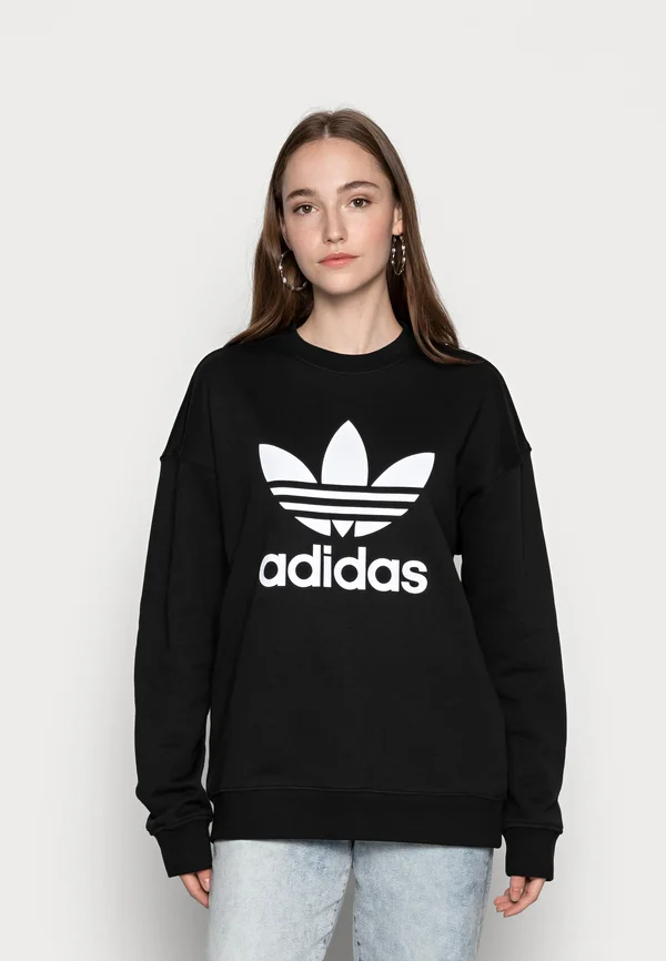 CREW - Sweatshirt - black/white