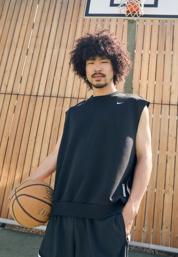 CREW - Top - black/pale ivory