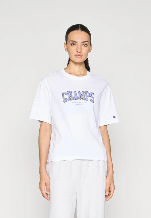 CREWNECK GRAPHICS - Print T-shirt - white