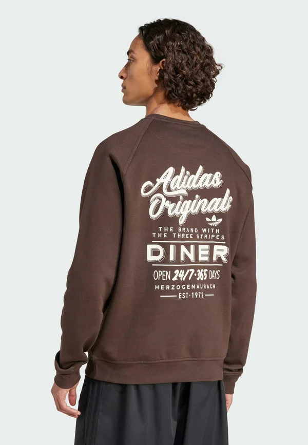 CREWNECK - Sweatshirt - dark brown