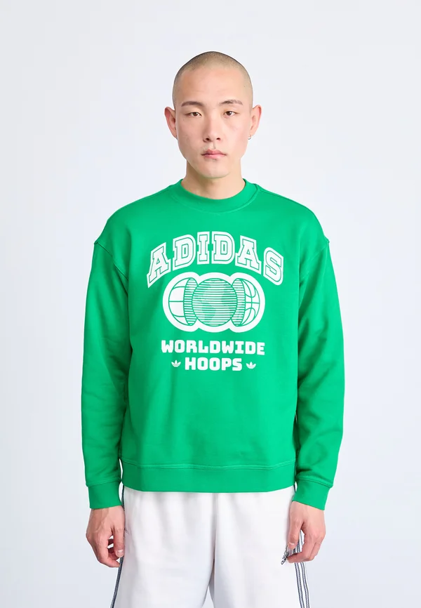CREWNECK - Sweatshirt - green/cloud white