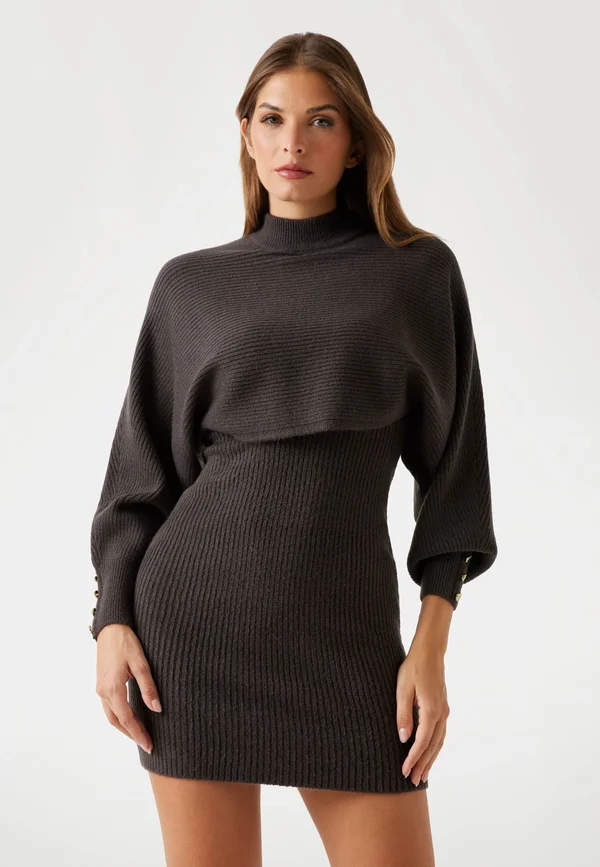 CRISS CROSS AM RÜCKEN - Jumper - dunkelbraun