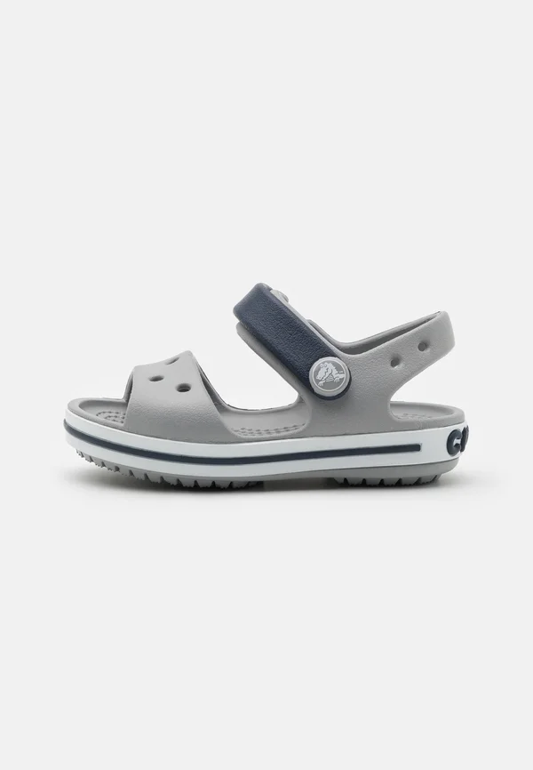 CROCBAND SANDAL KIDS - Pool slides - light grey/navy