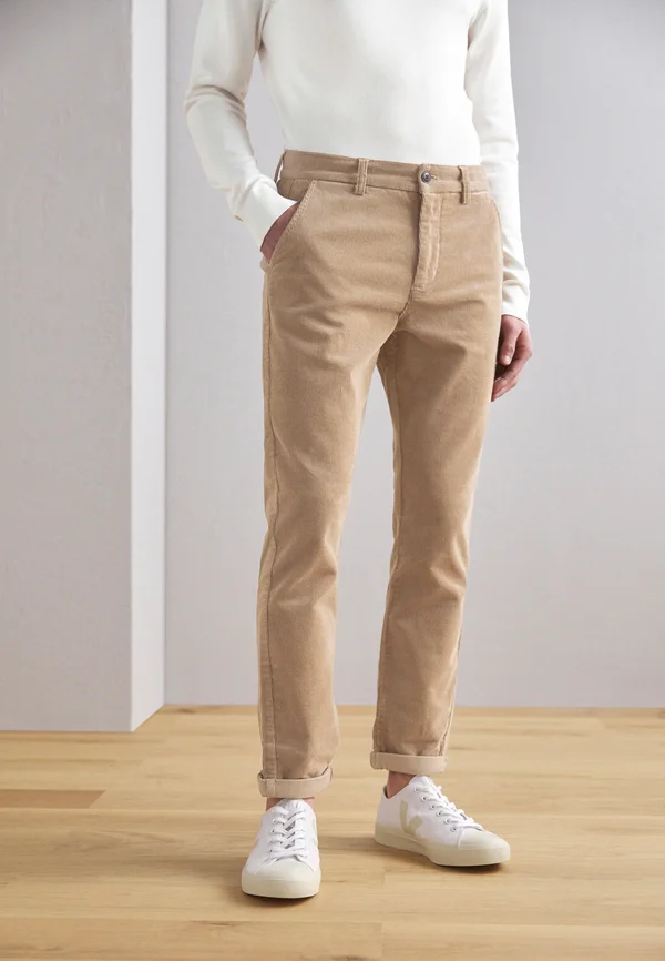 CROPPED  - Chinos - light sand