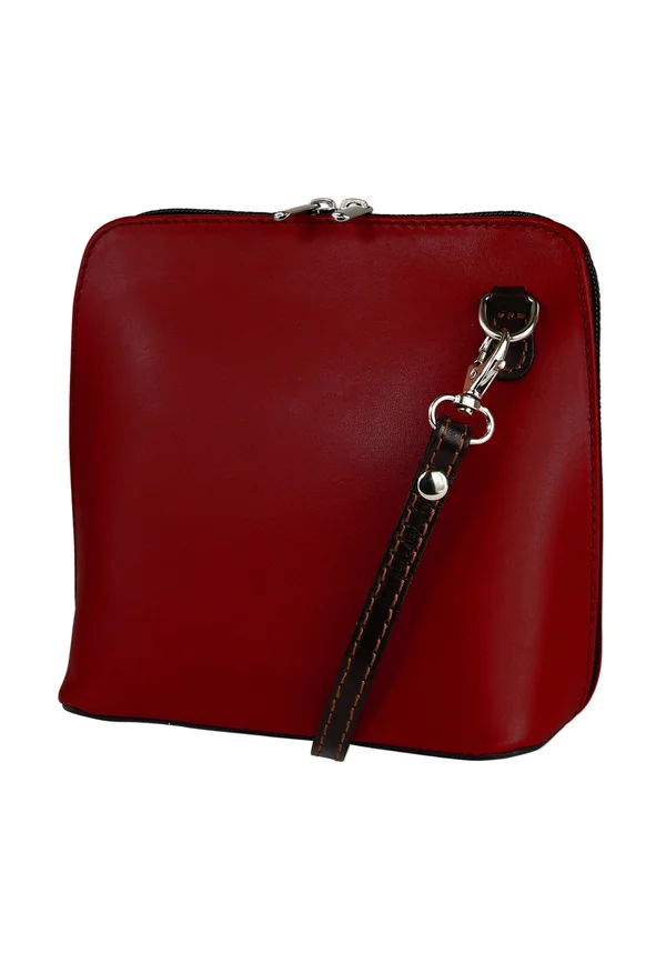 Cross body bag - rot schwarz