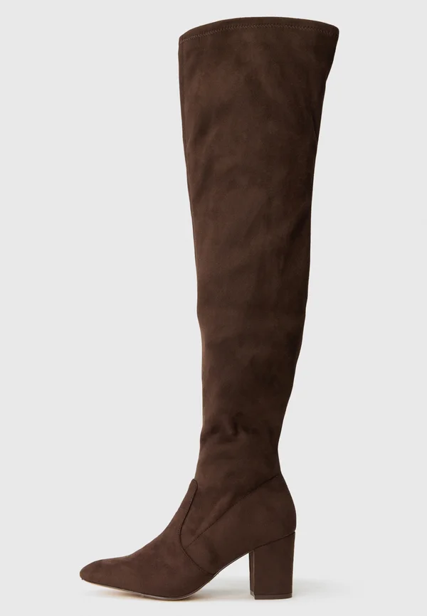 CROSSWALK - High heeled ankle boots - brown