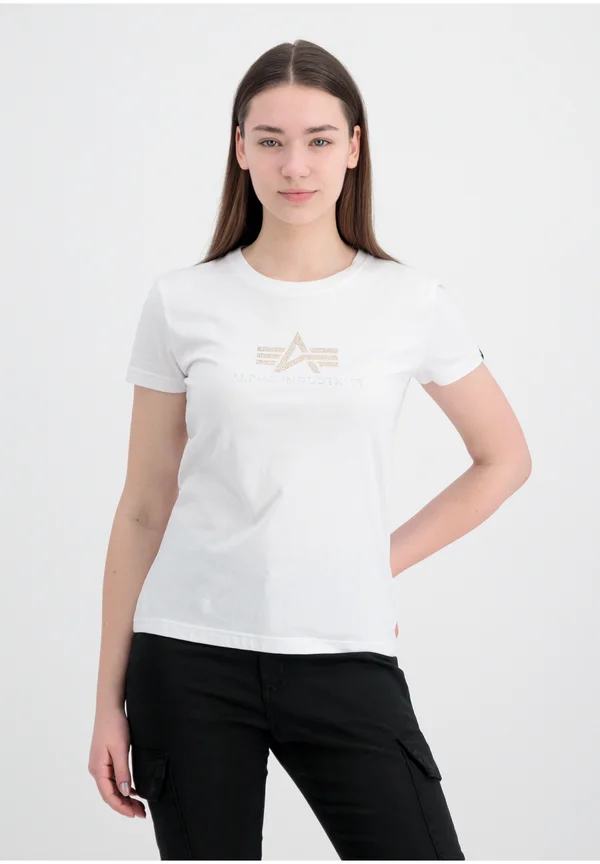 CRYSTAL - Print T-shirt - white