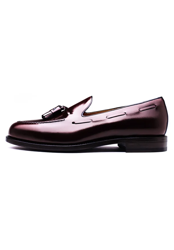 CUIR OLDEN - Smart slip-ons - bordeaux