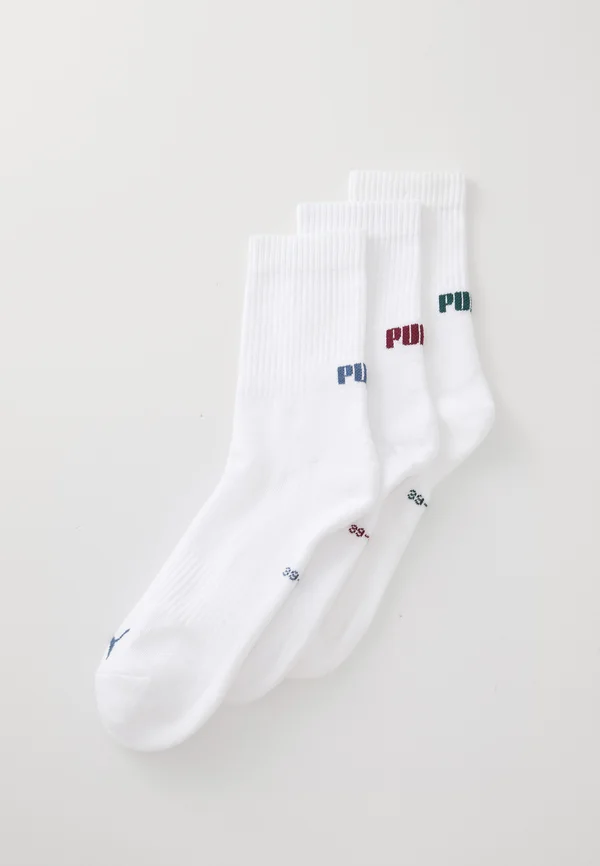 CUSHIONED NEXT CREW UNISEX 6 PACK - Sports socks - white / colored logos