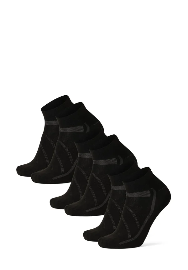 CYCLING LOW-CUT 3-PACK - Socks - black