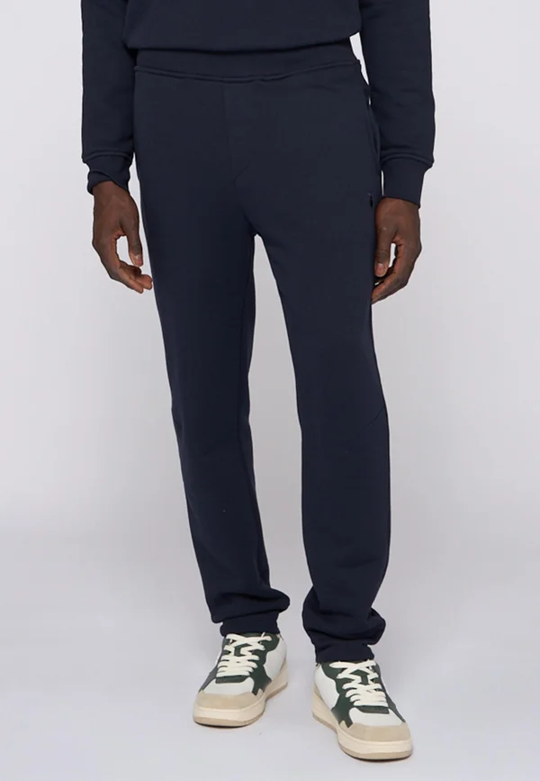 DA JOGGING IN  CON RICAMO - Trousers - blue genoa